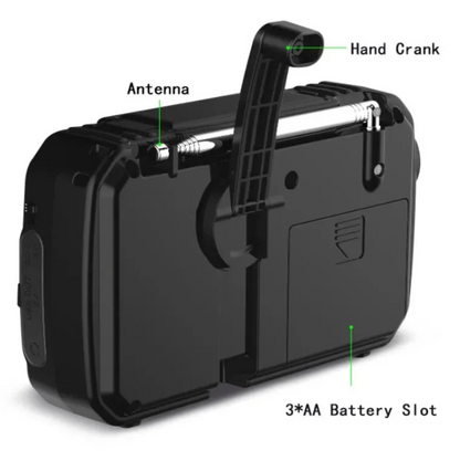 Solar Hand Crank Survival Radio