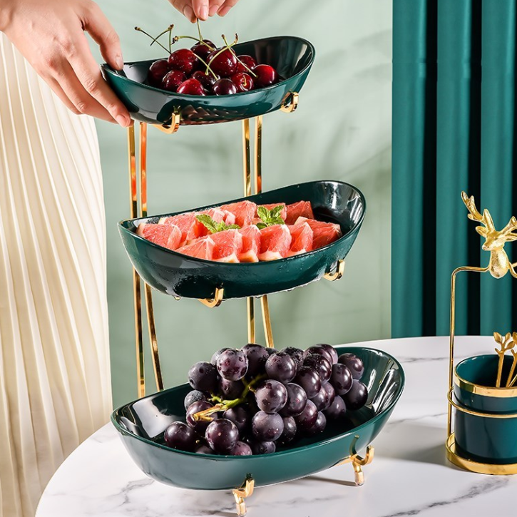 Elegant Ceramic Fruit Plate