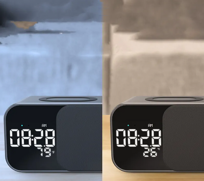 Smart LED Clock with Bluetooth & FM Radio